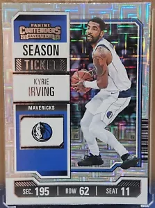 2023-24 Panini Contenders Season Ticket Mojo Prizm Kyrie Irving #25 Mavericks SP - Picture 1 of 2