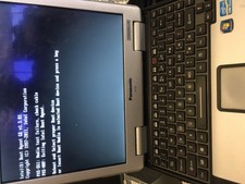panasonic cf 31sfl821m laptop w/ bios password no hard drive or caddy