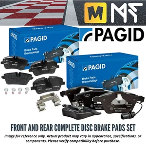 BMW X3 X4 Front & Rear Brake Pad Set OEM Pagid + Sensors 2011-2018 - Picture 1 of 2