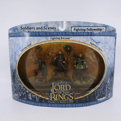 Figuras Legolas Boromir Gimli Fighting Fellowship Senhor dos Anéis Play Along - Imagem 1 de 4
