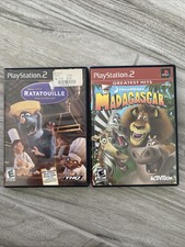 Ratatouille PS2 Sony PlayStation 2 Complete w/ Case & Manual & Madagascar