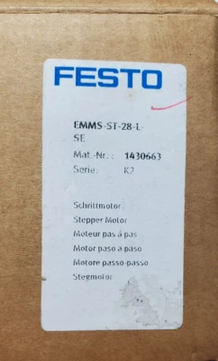 FESTO 28mm STEPPER MOTOR EMMS-ST-28-L-SE (1430663) - Image 1 of 4
