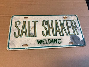 Salero "Soldadura" Autos Concesionario Booster Placa de Licencia - Imagen 1 de 2