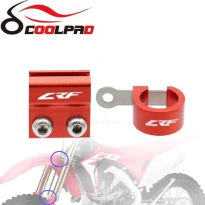 Soporte de abrazaderas guía de manguera de freno delantero para HONDA CRF150R CRF 250R/250X CRF450R/X Foto 1 de 4