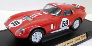 Road Signature 1/18 Scale Diecast - 92408 1965 Shelby Cobra Daytona Coupe Red - Imagen 1 de 6