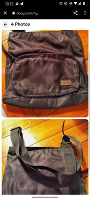 Kenneth Cole Reaction Cartera/Bolso de Mano Deportivo/Bolso de Viaje - Nylon Negro Foto 1 de 2