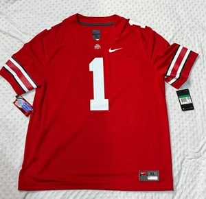 NEW With Tags Nike Dri Fit Ohio State Buckeye Mens XL Football Jersey - Picture 1 of 7