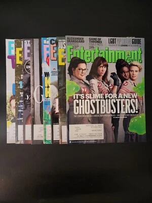Entertainment Weekly 2016 Lot Of 8 GOT LGBTQ Timberlake Idris Kevin Hart VF- - Image 1 of 4