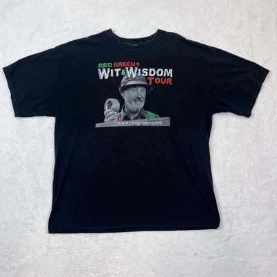 The Red Green Show Tour T-Shirt Men's Size XXL 90s Double-sided Black EUC - Image 1 of 4