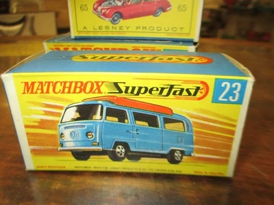 Matchbox Lesney Superfast No. 23 Volkswagen Camper Orange MIB - Image 1 of 4