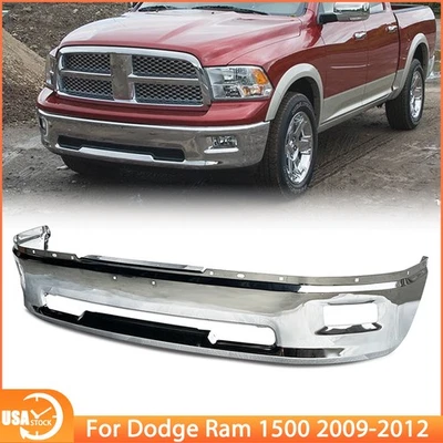 Chrome Steel Front Bumper For 2011-2012 Ram 1500 2009-2010 Dodge Ram 1500 Foto 1 de 4