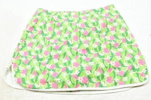 Lilly Pulitzer Skort Damen 6 grün rosa Blumen Eidechsen Baumwolle Freizeit Sommer - Bild 1 von 11