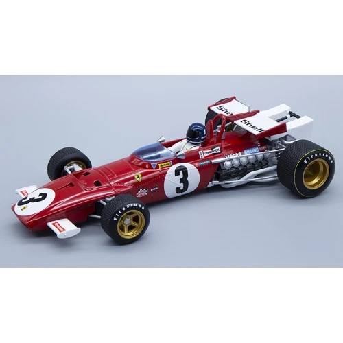 FERARI 312B N.3 WINNER GP MEXICO 1970 J.ICKX WITH DRIVER 1:18 Tecnomodel Formula - Immagine 1 di 1