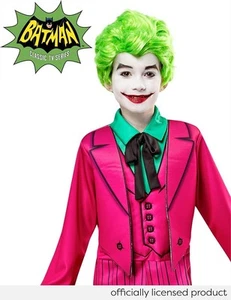 New Batman Classic 1966 TV Series Joker Deluxe Costume Jumpsuit Boys large - Picture 1 of 6