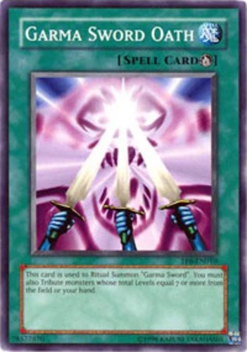 1 x Garma Sword Oath - TP8-EN010 - Common - Unlimited Edition Near Mint, English - Image 1 of 1