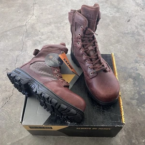 5.11 Tactical Brown Leather Combat Boots | Size 7.5 Men’s - Picture 1 of 6