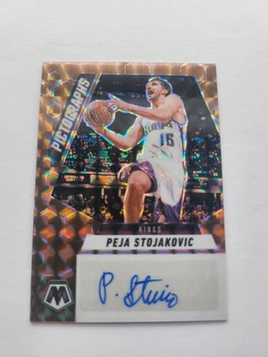 PEJA STOJAKOVIC 2024-25 MOSAICO PICTOGRAFÍAS BRONCE PRIZM AUTOMÁTICO/49 Reyes Foto 1 de 2