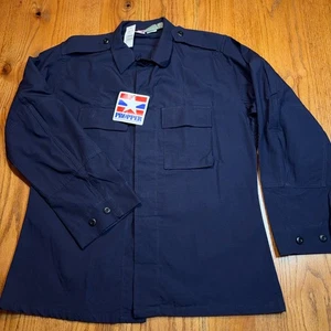 Nuevo con etiquetas Abrigo Propper BDU Para Hombre Grande Largo Militar Azul Marino Manga Larga Ripstop - Imagen 1 de 7