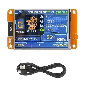 NMMiner  V2 964KH/S Hashrate   Lottery Miner ESP32 2,8   Displ6094 - Bild 1 von 6