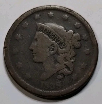 Centavo grande 1838 Foto 1 de 4