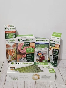 FoodSaver Vakuumversiegelung Rollenbeutel Beutel Posten verschiedene Größen Details lesen - Bild 1 von 17