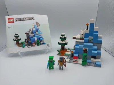 LEGO Minecraft 21243 - Frozen Peaks - 100% Complete + Instructions - NO Box - Image 1 of 4