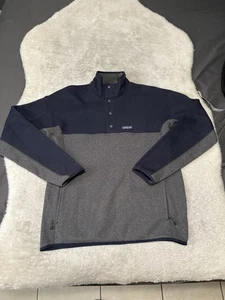 Patagonia Lightweight Better Sweater Marsupial Pullover Snap Blue Gray Medium - Picture 1 of 6