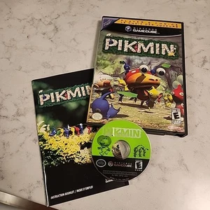 Pikmin (Nintendo GameCube, 2001) Complete CIB W/ Inserts - Picture 1 of 6
