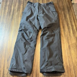Rei Ski Pants Boys Small 6/7 Black Lined Adjustable Nylon Snow kids unisex - Picture 1 of 11
