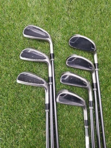 2010 CLEVELAND HB3 IRON SET 4-PW,SW (NO 9 IRON) REGULAR ULTRALITE 65G FAIR - Picture 1 of 11