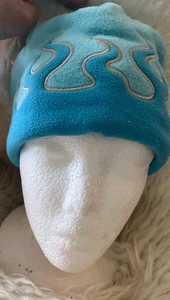 L.L. Bean Embroided Fire Beanie Hats Kids One Size Blue Unisex Lot of 3 - Picture 1 of 13