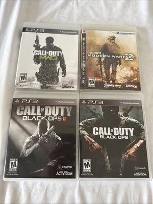 Call of Duty Game Lot (PS3) 4 Games Black Ops Modern warfare Complete In Box - Image 1 of 4