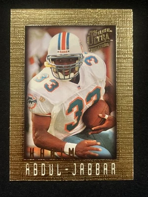 1996 Fleer Ultra Sensations Karim Abdul-Jabbar Card #55 Rookie RC - Image 1 of 2