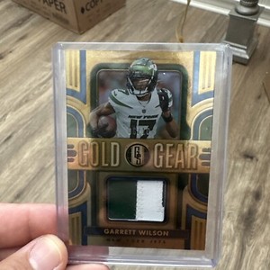 2023 Panini Gold Standard Garrett Wilson Patch /10 Gold Gear