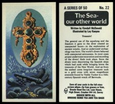 Treasure #22 The Sea Our Other World 1974 Brooke Bond Tea Card