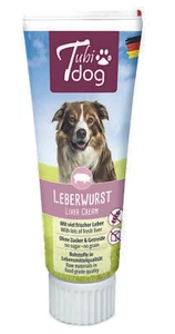 Tubi Dog Leberwurst 12 x 75g Hundeleckerli in der Tube (35,50 EUR/kg)