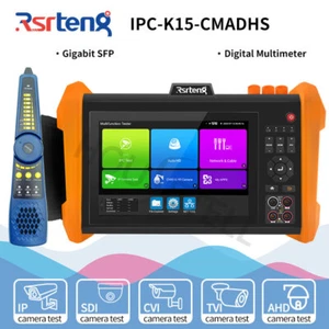 Rsrteng 8MP 7 Inch CCTV WiFi POE Camera Tester AHD CVI TVI SDI CVBS K15-CMADHS - Bild 1 von 12