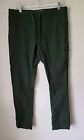 686 Pants Everywhere Collection Nylon Stretch Green Chino Cargo Slim Fit 34x32
