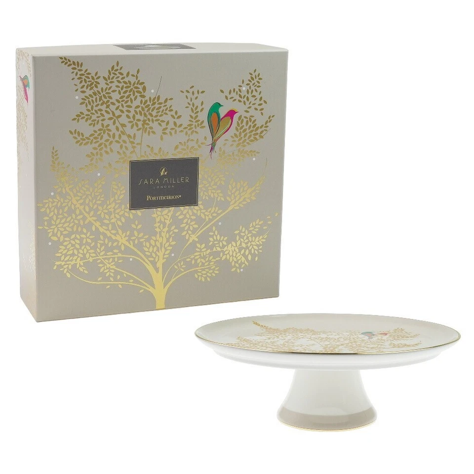SARA MILLER LONDON PORTMEIRION Chelsea Collection Cake Stand 26.7cm - Image 1 of 4