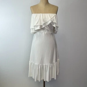 T-Bags Dress Women Small Flounce Ruffle Los Angeles USA Fringe Layer Party Core - Picture 1 of 14