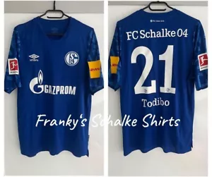 Matchworn FC Schalke 04 Spielertrikot Jean Claire Todibo - Bild 1 von 1