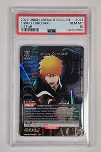2024 Union Arena Bleach ICHIGO KUROSAKI PSA 10 SR 1 Star UE01BT/BLC-1-041 - Picture 1 of 5