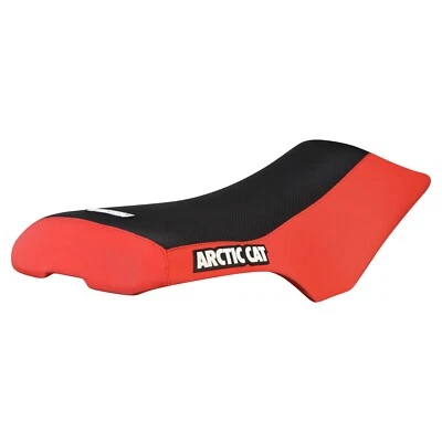 Cubierta de asiento Arctic Cat 400 500 650 700 750 1000 2005-2017 rojo/negro #387 Foto 1 de 4