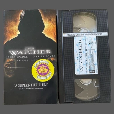 The Watcher (VHS, 2000) James Spader, Keanu Reeves. Former Rental. Free Shipping Foto 1 de 2