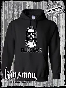 Sudadera con capucha I'll Be Back Jesus / Sudadera - Dios cristiano / fe católica - Imagen 1 de 1