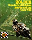 Rennprogramm Motorrad-WM 1980 Grand-Prix ZOLDER Belgien
