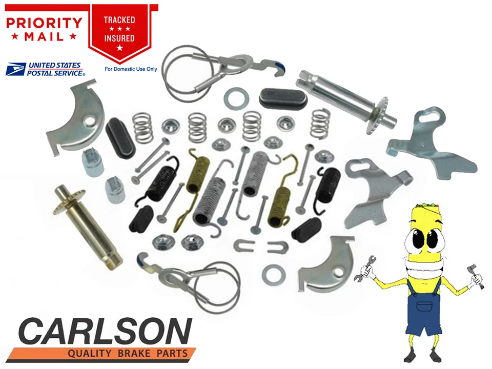 Kit completo de herrajes de tambor de freno delantero para camioneta Dodge A100 1967-1968 10"x2,5" Foto 1 de 3