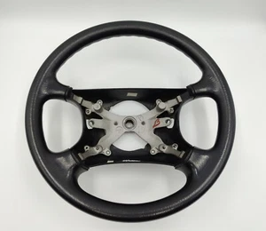 98 99 00 01 Dodge Ram 1500 2500 3500 Steering Wheel RUBBER BLACK - Picture 1 of 13