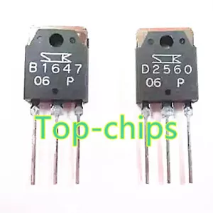 5 pares (10 piezas) de transistores originales 2SB1647 y 2sd2560 SANKEN B1647 y D2560 - Imagen 1 de 1