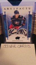 2022-23 UPPER DECK ARTIFACTS JACK ROSLOVIC BLACK DUAL PATCH 4/5